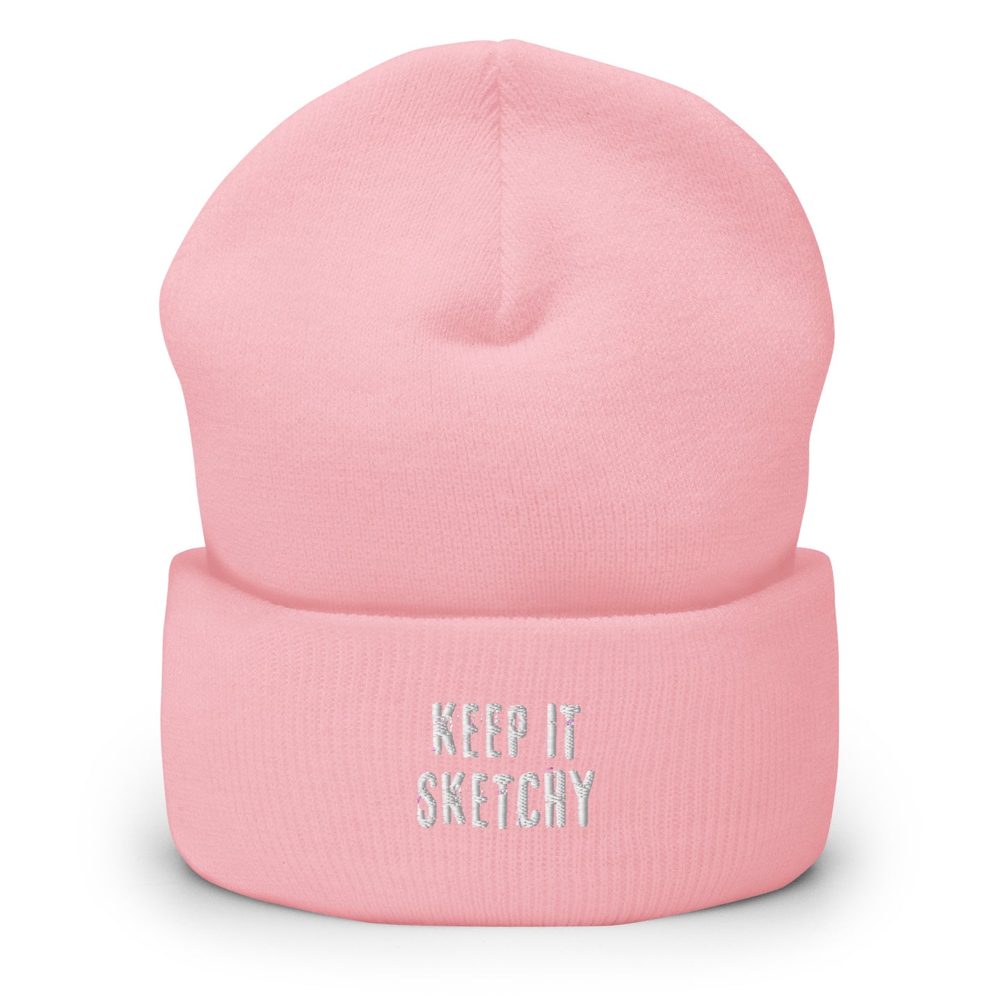 'Keep it Sketchy' Cuffed Beanie