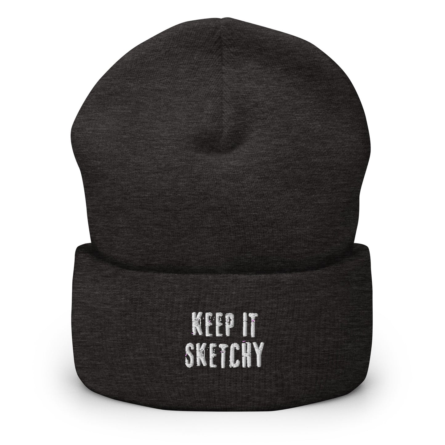 'Keep it Sketchy' Cuffed Beanie