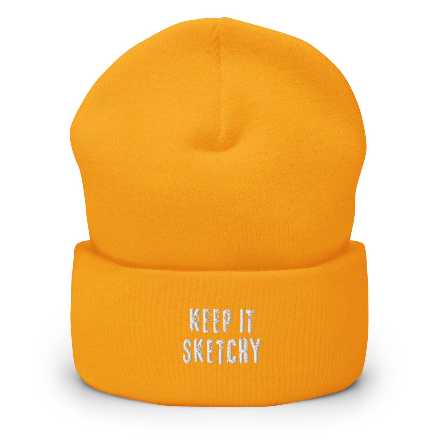 'Keep it Sketchy' Cuffed Beanie