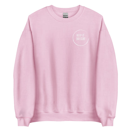 "Keep it Sketchy" logo Sweatshirt