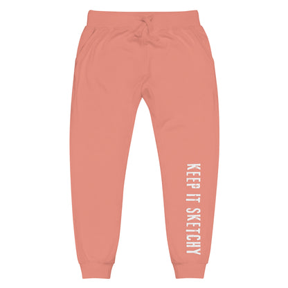 "keep it Sketchy' sweatpants