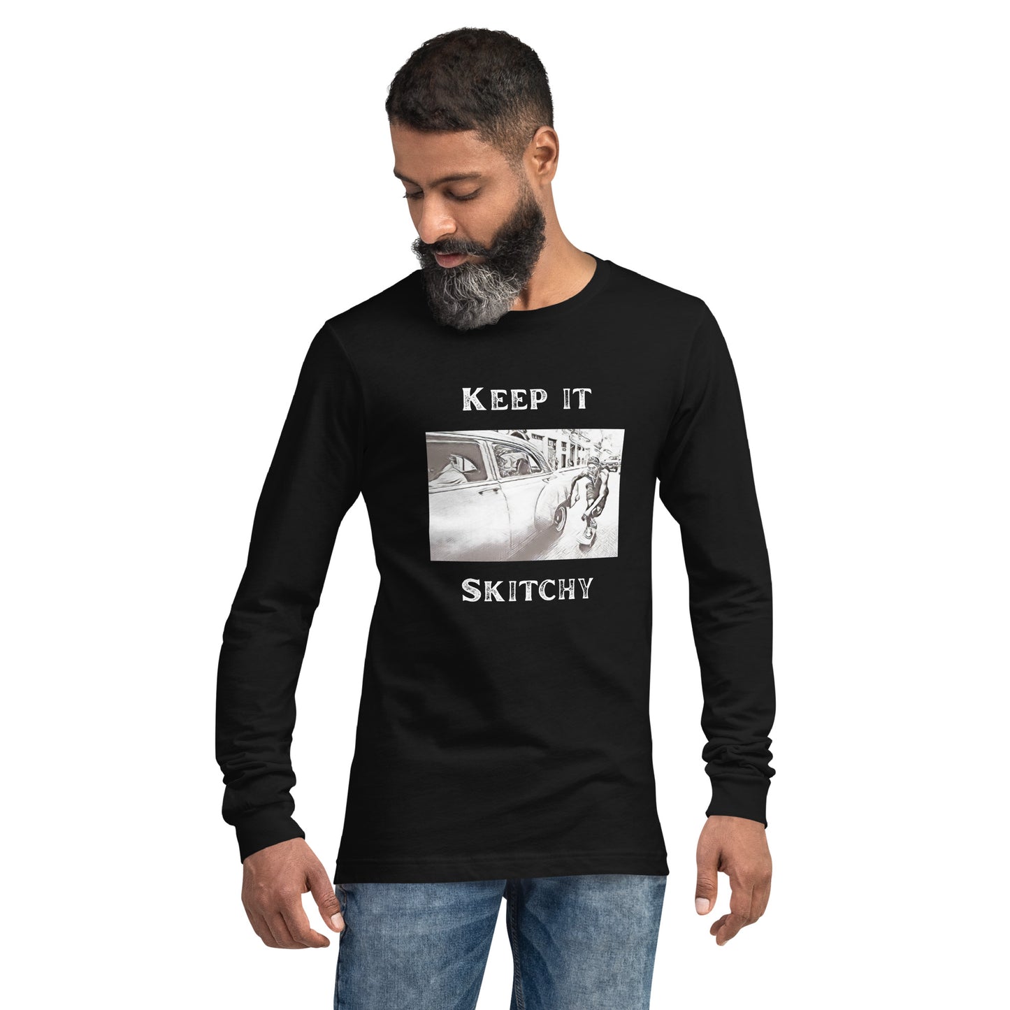 'Keep it Skitchy' Long Sleeve Tee