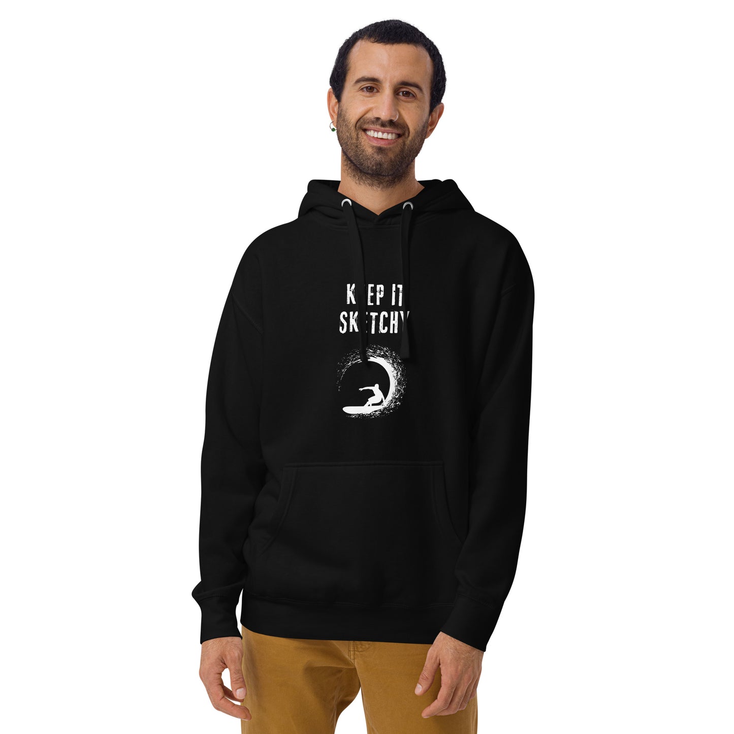 'Keep it Sketchy Surfer Graphic Hoodie