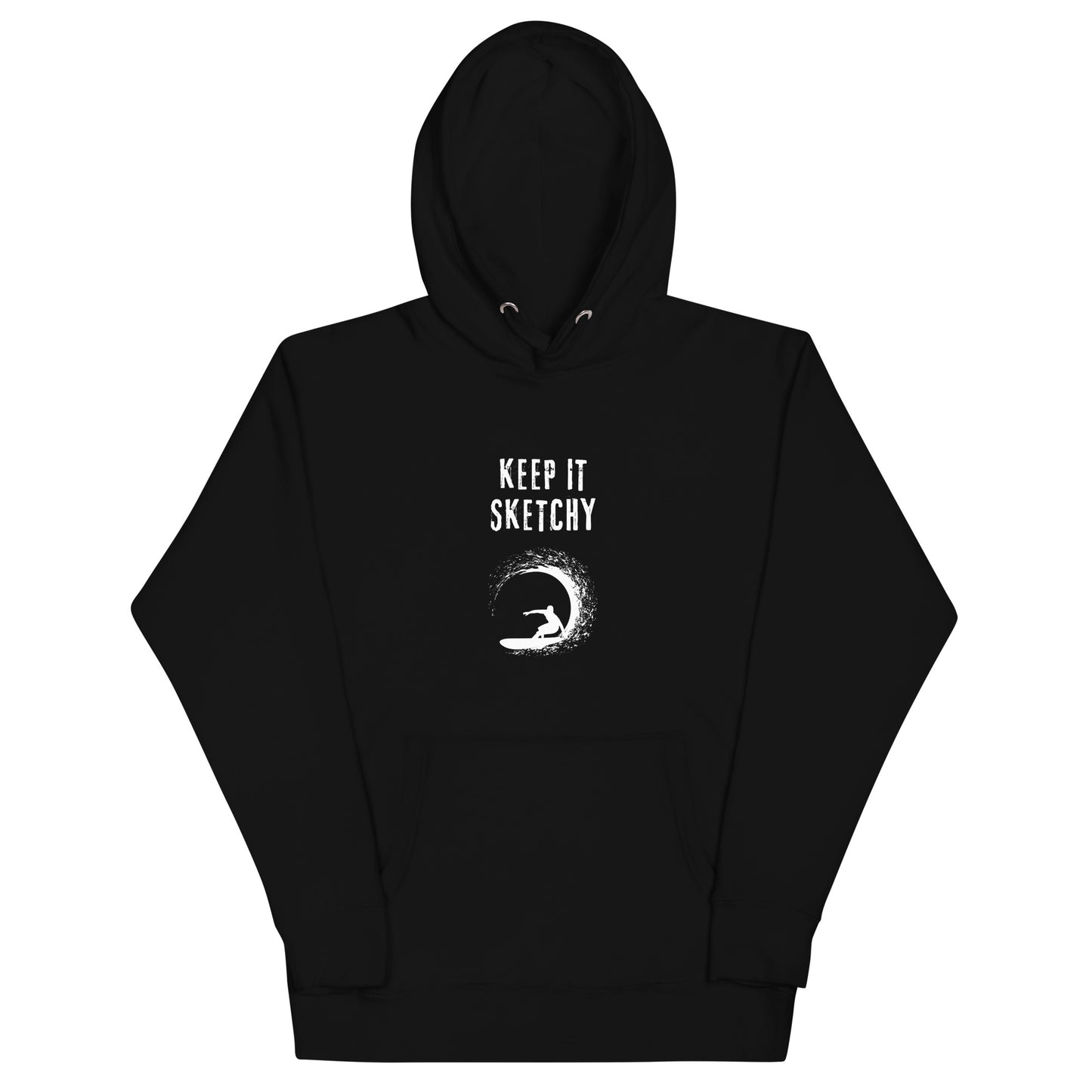 'Keep it Sketchy Surfer Graphic Hoodie