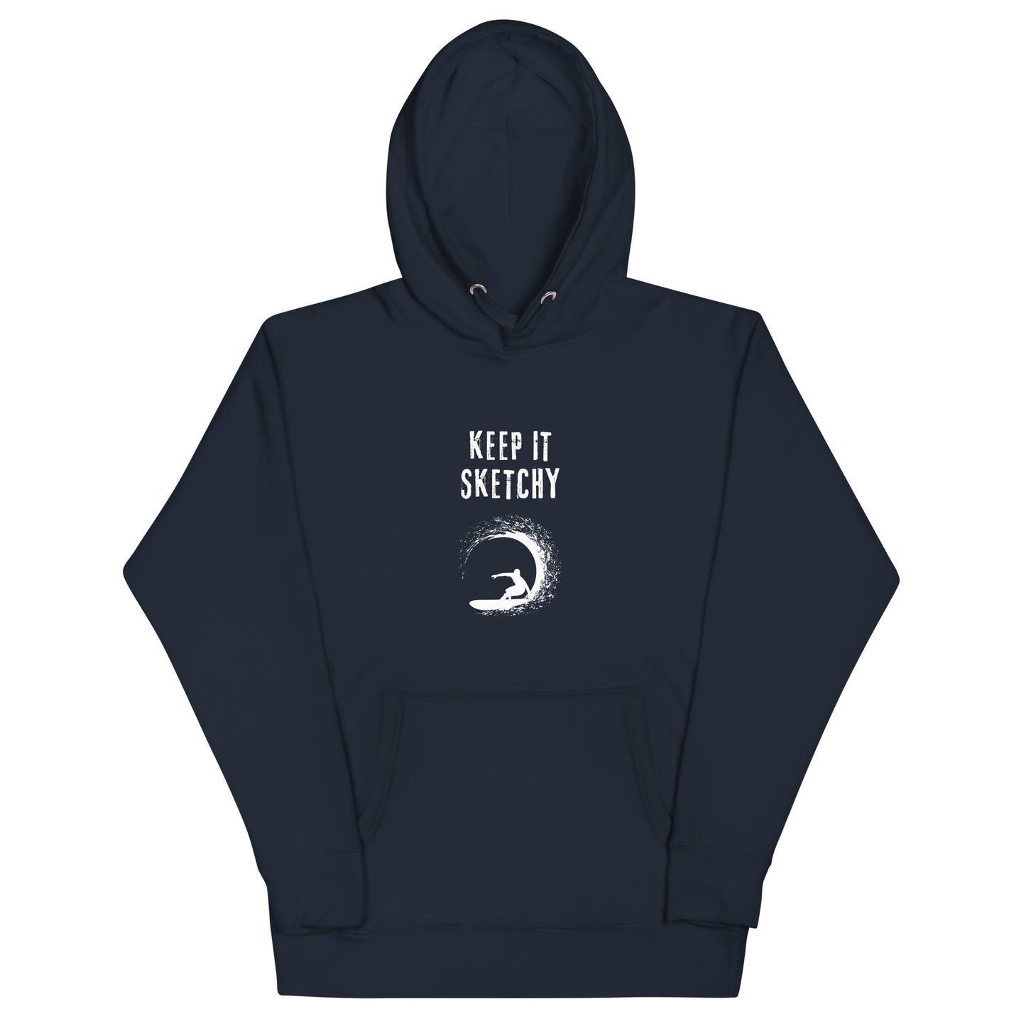 'Keep it Sketchy Surfer Graphic Hoodie