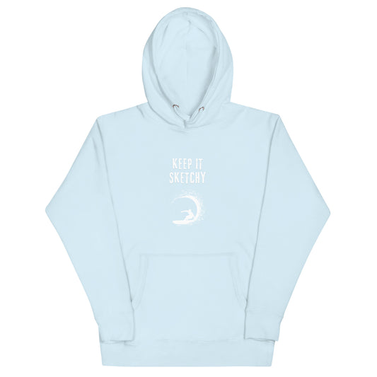 'Keep it Sketchy Surfer Graphic Hoodie