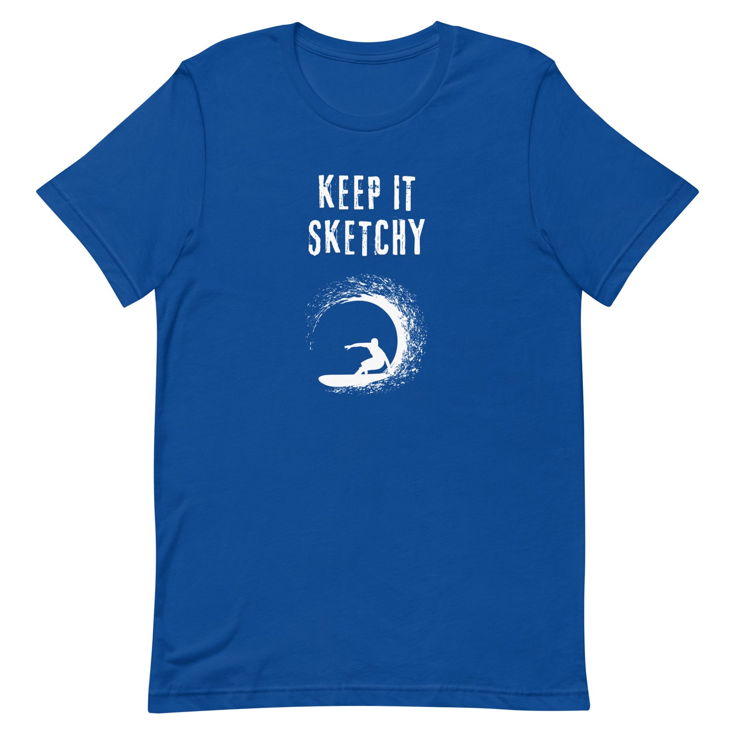 "keep it Sketchy" surfer graphic tee